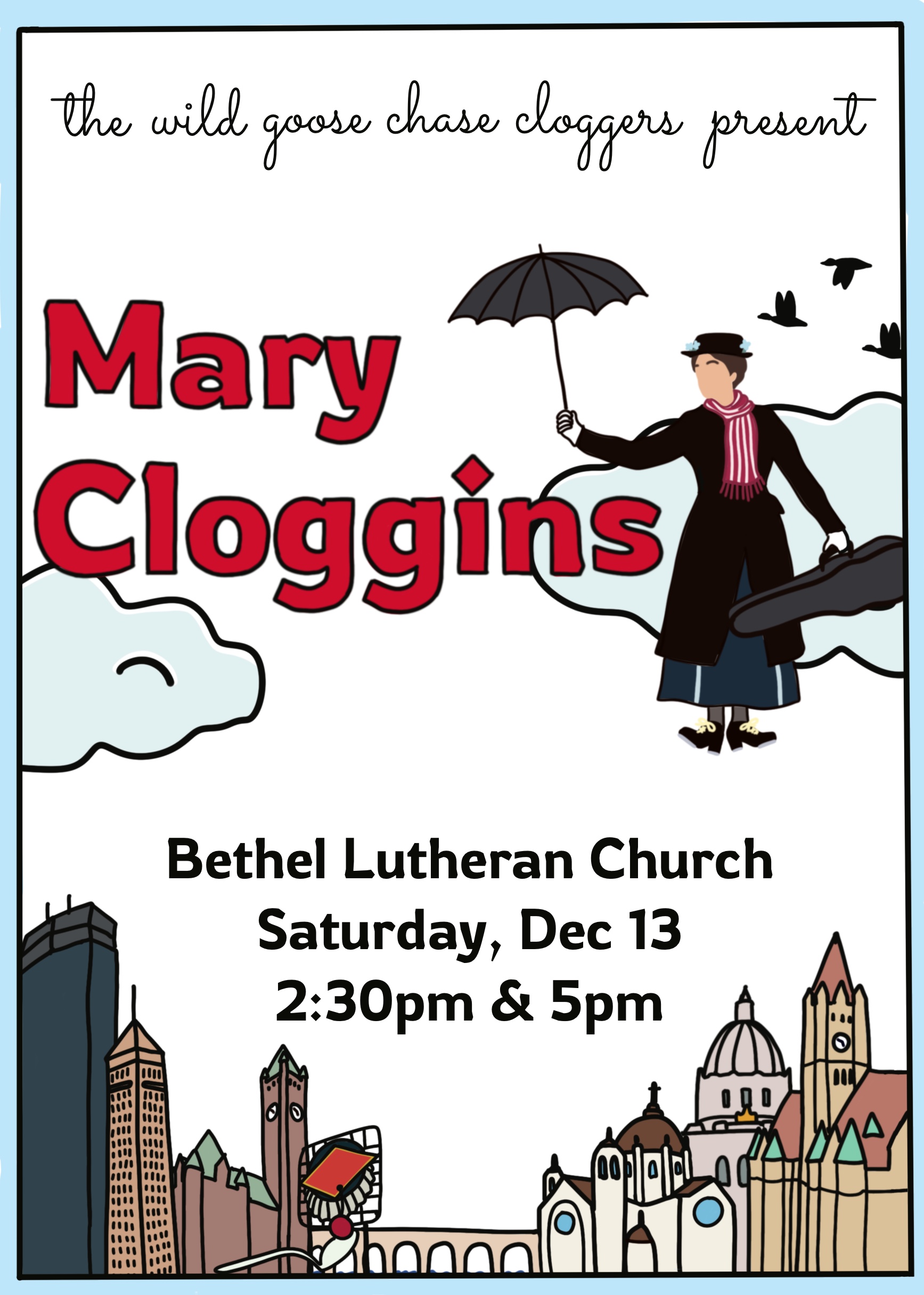 Mary Cloggins Show Poster